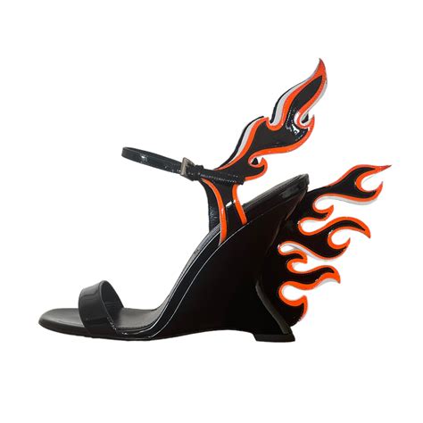 prada sommerkollektion 2012 flame shuh|Prada Flame Wedge Shoes: The Heels Everyone Wants This .